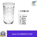 Copo transparente Copo de água de vidro Copo de uísque Loiça Kb-Hn041